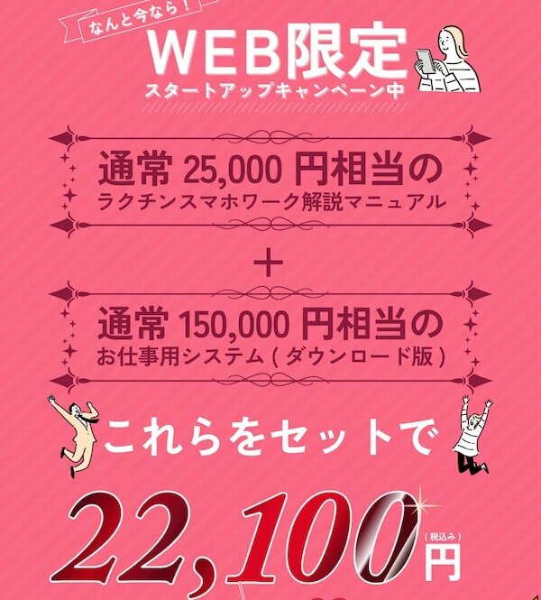 合同会社デバイス(中園裕)ラクチンスマホワークの料金に関して